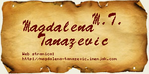 Magdalena Tanazević vizit kartica